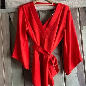 Ambiance Karina Grimaldi red top Small
